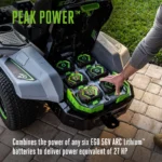 EGO POWER+ 52" Z6 Zero Turn Riding Mower (Six 10.0Ah Batteries) - Image 3